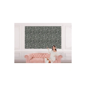 Yaprak Desenli İskandinav Duvar Kağıdı-5556