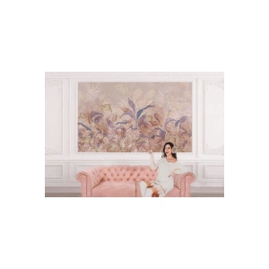 Yaprak Detaylı İskandinav Tarzı Duvar Kağıdı-5606