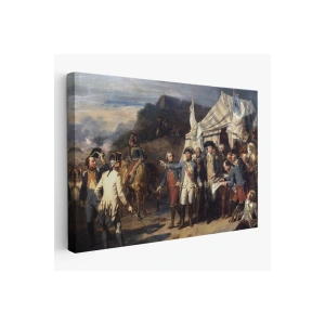 Yorktown Kuşatması Tablosu - Couder Yorktown Versailles-6546