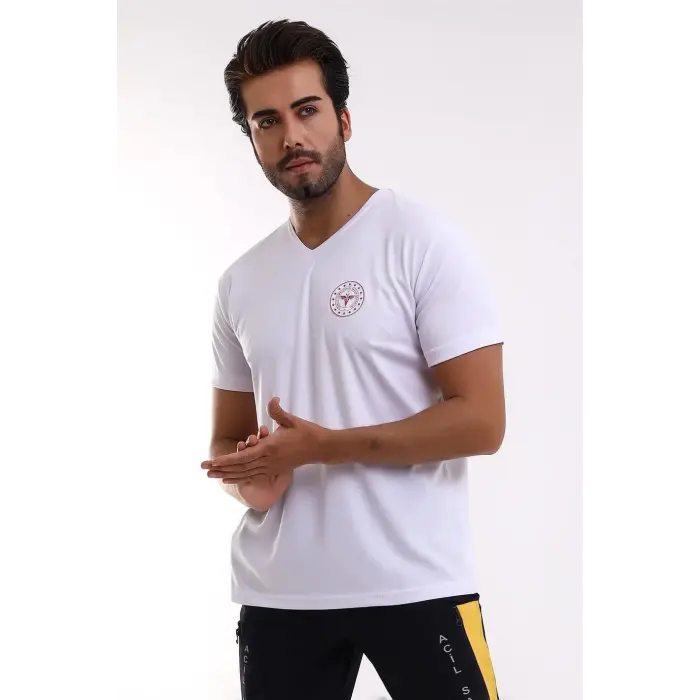 112 Dry Touch Unisex Kısa Kol - Beyaz