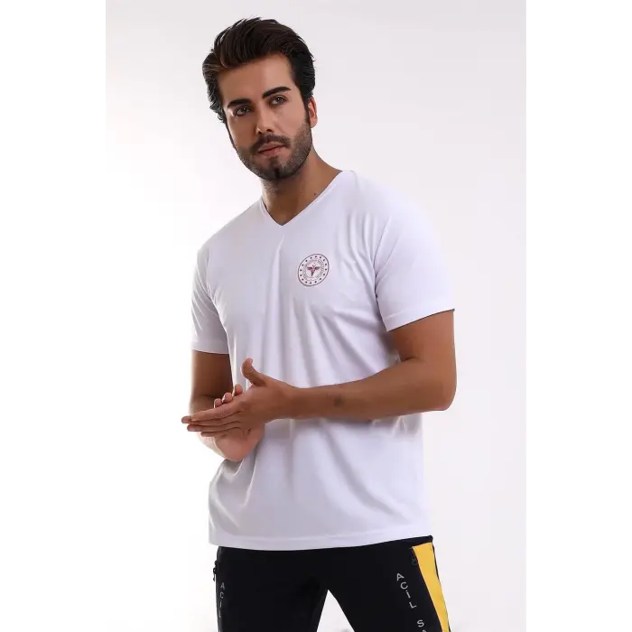 112 Dry Touch Unisex Kısa Kol - Beyaz