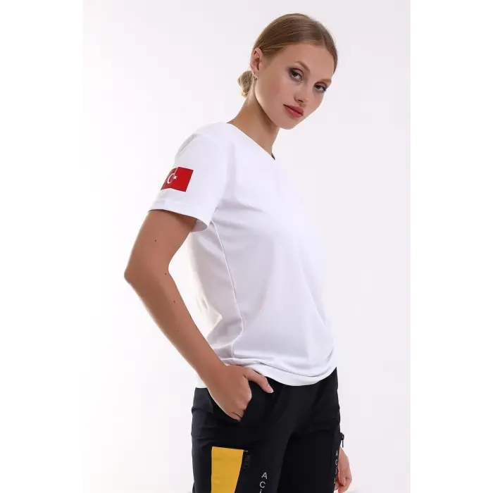 112 Dry Touch Unisex Kısa Kol - Beyaz