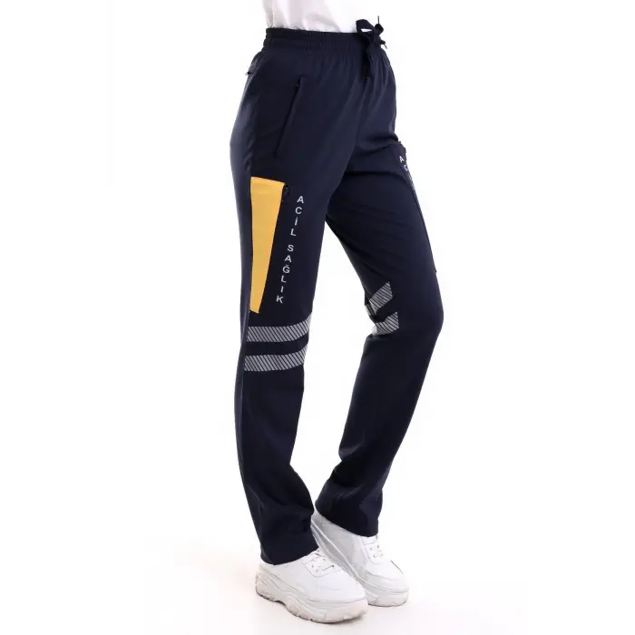 112 Pantolon Kışlık Unisex Likralı - Lacivert