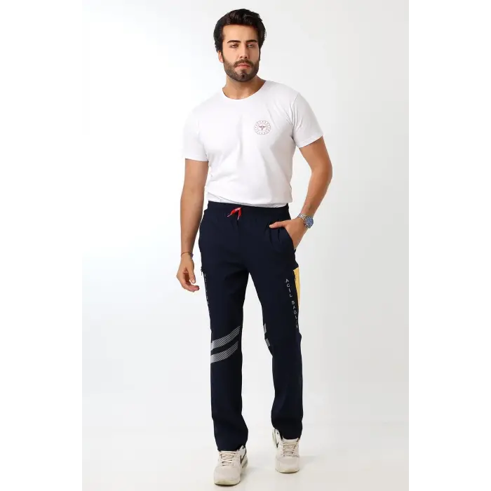 112 Unisex Likralı Yazlık Pantolon - Lacivert
