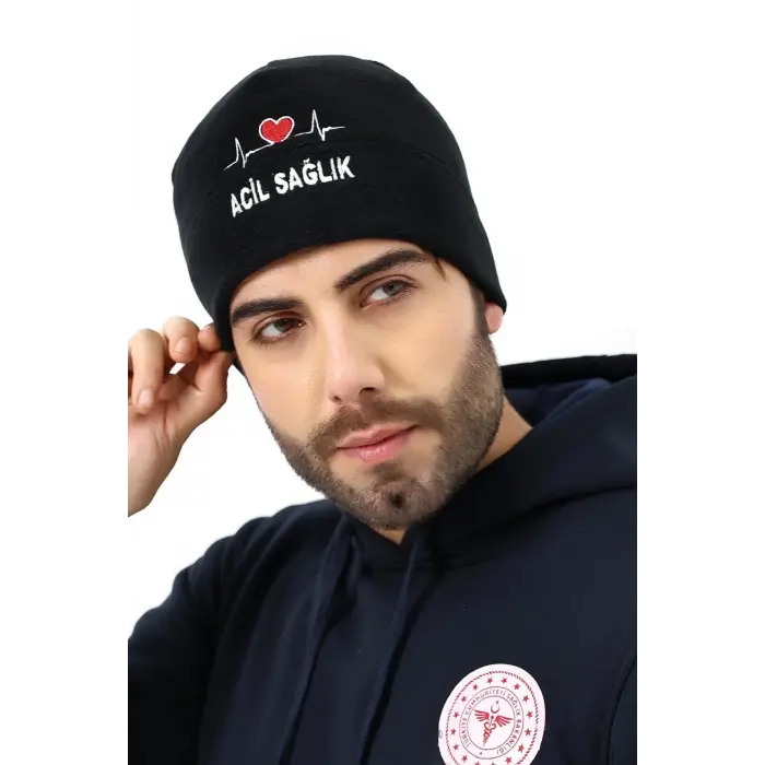 Acil Sağlık Bere - Siyah