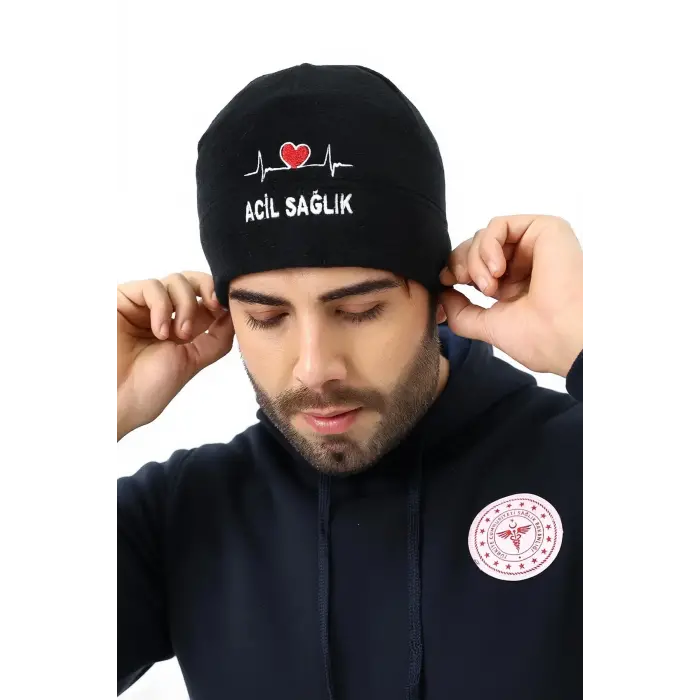 Acil Sağlık Bere - Siyah