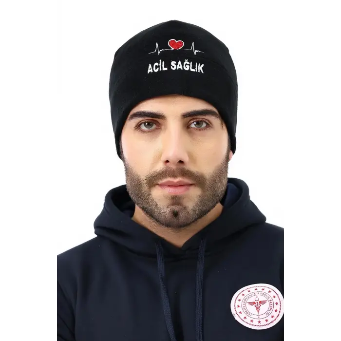 Acil Sağlık Bere - Siyah