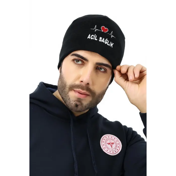 Acil Sağlık Bere - Siyah