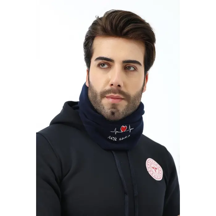 Acil Sağlık Boyunluk Baf - Lacivert