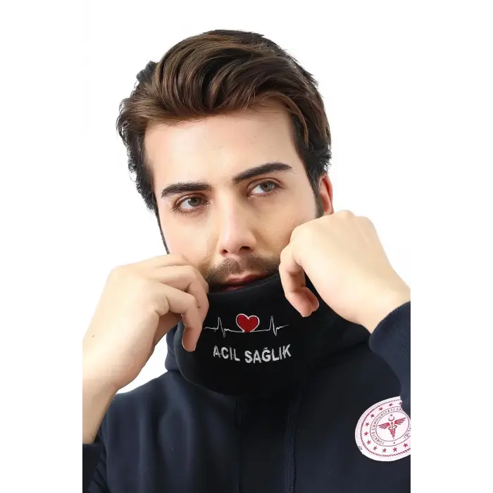 Acil Sağlık Boyunluk Baf - Siyah