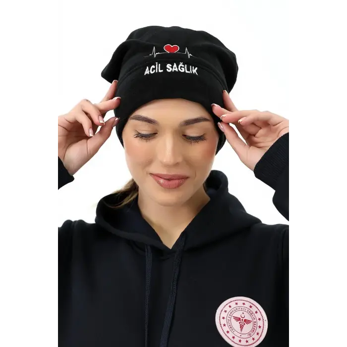 Acil Sağlık Boyunluk Baf - Siyah