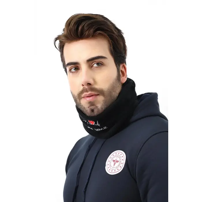 Acil Sağlık Boyunluk Baf - Siyah