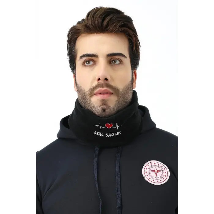 Acil Sağlık Boyunluk Baf - Siyah