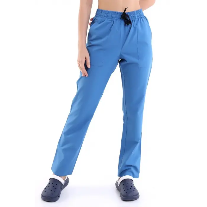 Alpaka Unisex Pantolon Bel Lastikli - 36 Saü Mavi