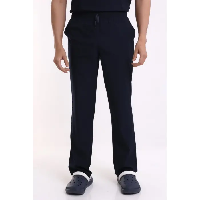 Alpaka Unisex Pantolon Bel Lastikli - Lacivert