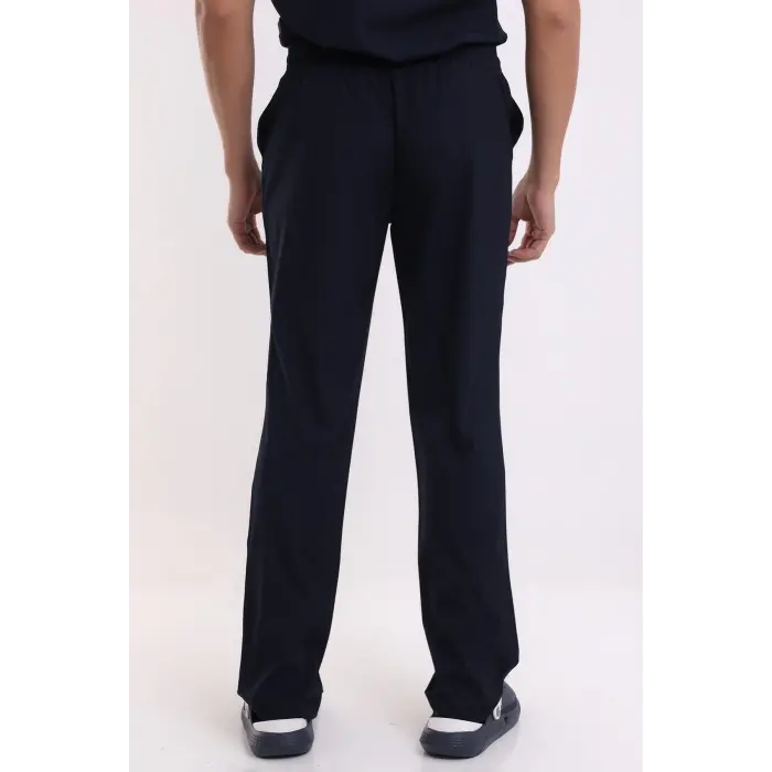 Alpaka Unisex Pantolon Bel Lastikli - Lacivert