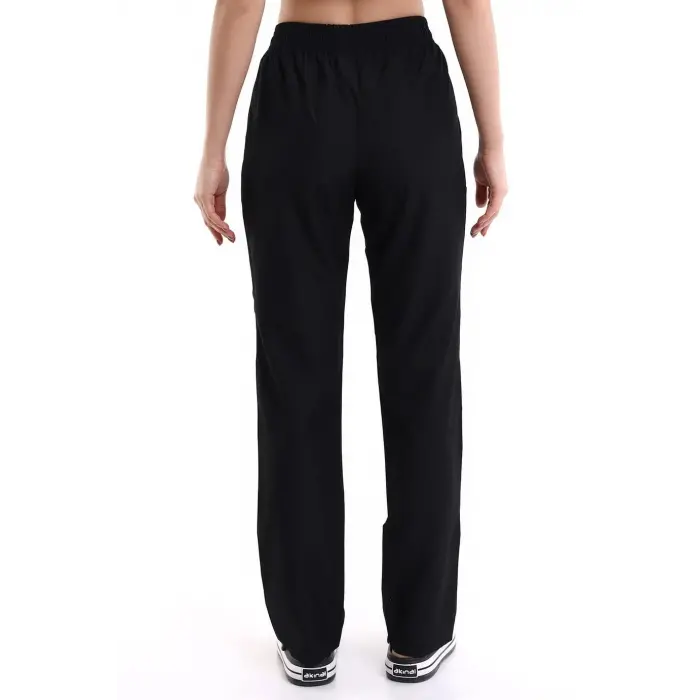 Alpaka Unisex Pantolon Bel Lastikli - Siyah