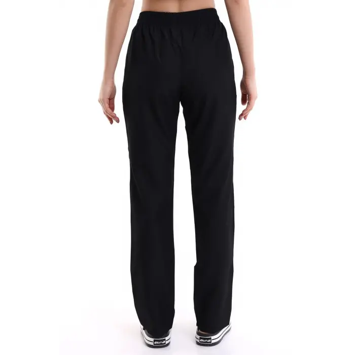 Alpaka Unisex Pantolon Bel Lastikli - Siyah