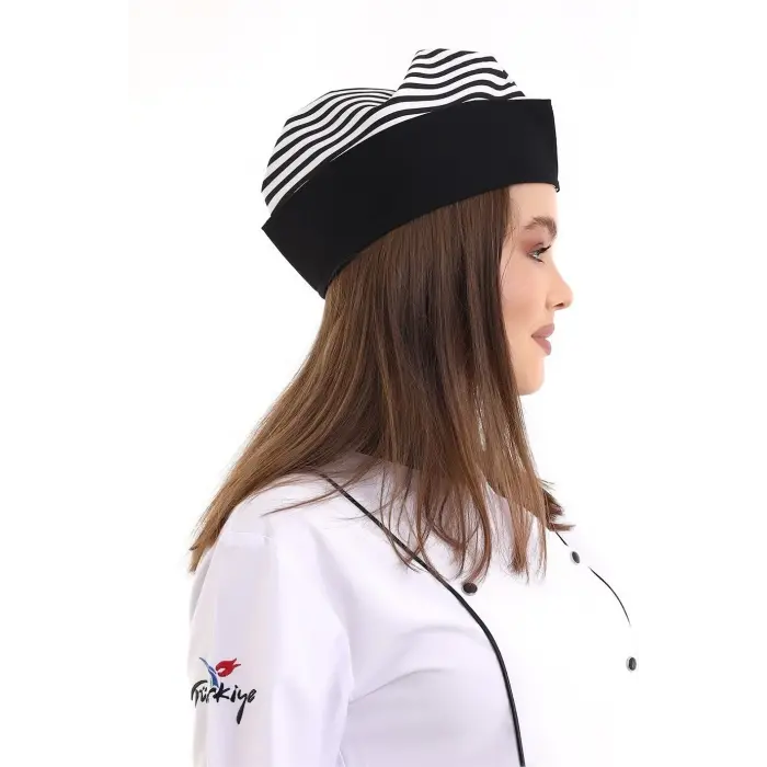 Aşçı Kayık Kep - 903 P/v Siyah Çizgili