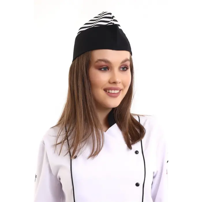 Aşçı Kayık Kep - 903 P/v Siyah Çizgili