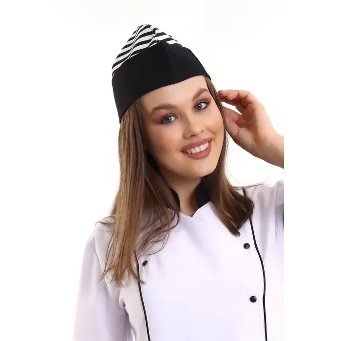 Aşçı Kayık Kep - 903 P/v Siyah Çizgili