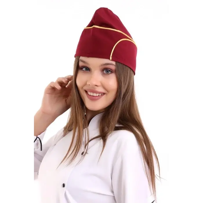 Aşçı Kayık Kep - Bordo Sarı Biye