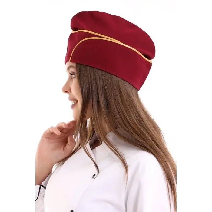 Aşçı Kayık Kep - Bordo Sarı Biye