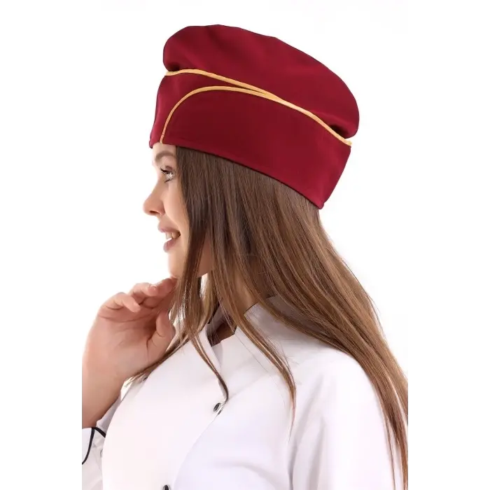 Aşçı Kayık Kep - Bordo Sarı Biye