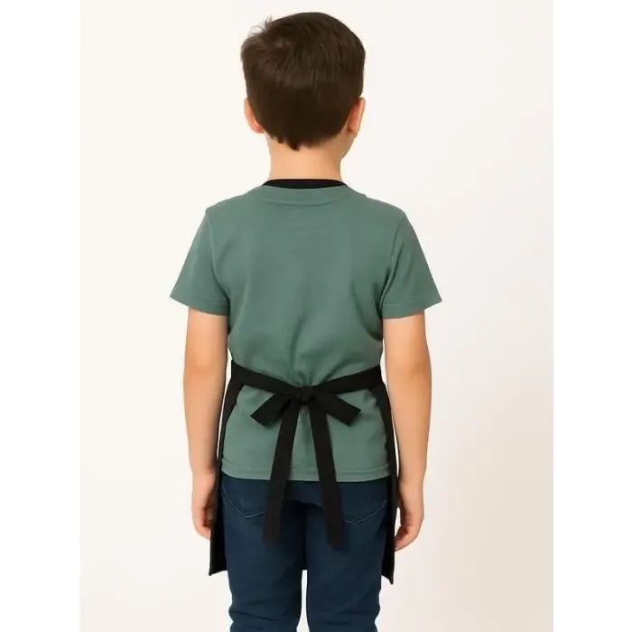 Askılı Çocuk Önlüğü 1 No - 48 Siyah