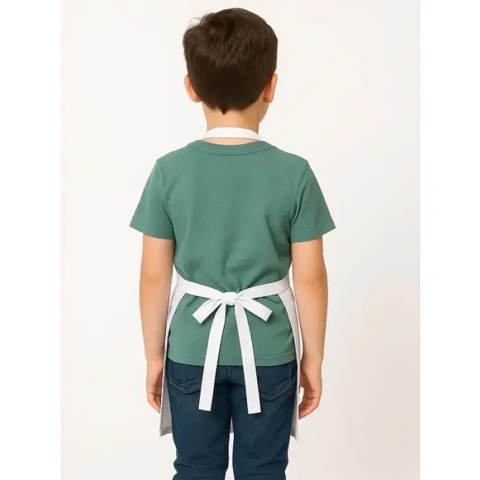 Askılı Çocuk Önlük 2 No - 171 Beyaz