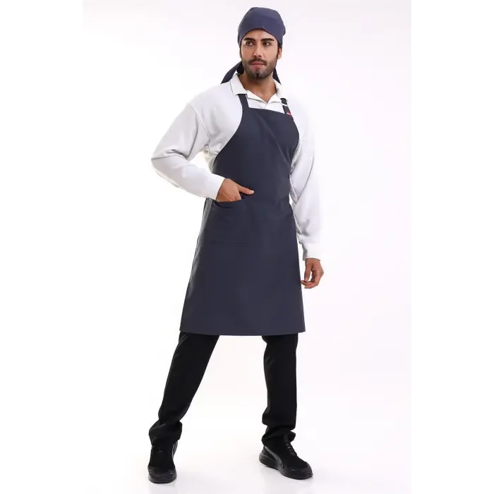 Askılı Önlük Cepli - 51 Füme