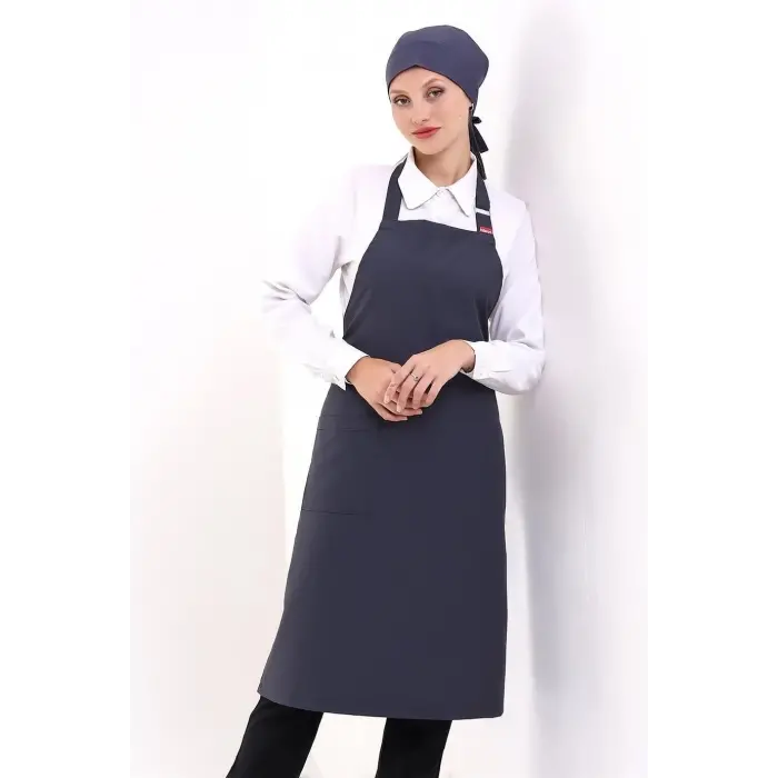 Askılı Önlük Cepli - 51 Füme