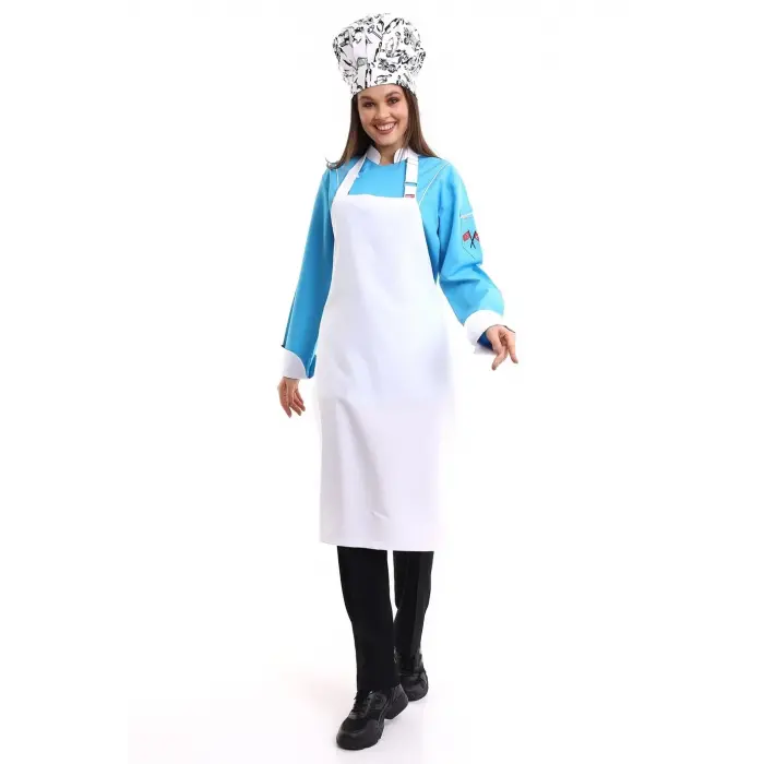 Askılı Önlük Cepsiz - 171 Beyaz