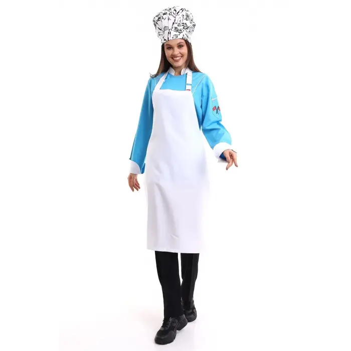 Askılı Önlük Cepsiz - 171 Beyaz