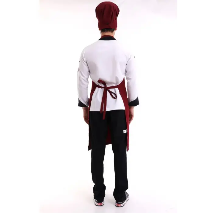 Askılı Önlük Cepsiz - 19 Bordo