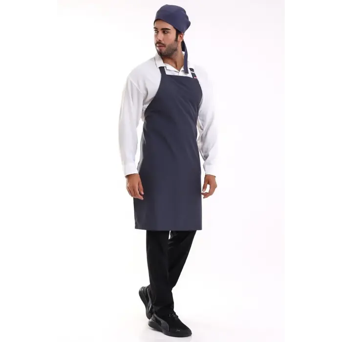 Askılı Önlük Cepsiz- 51 Füme