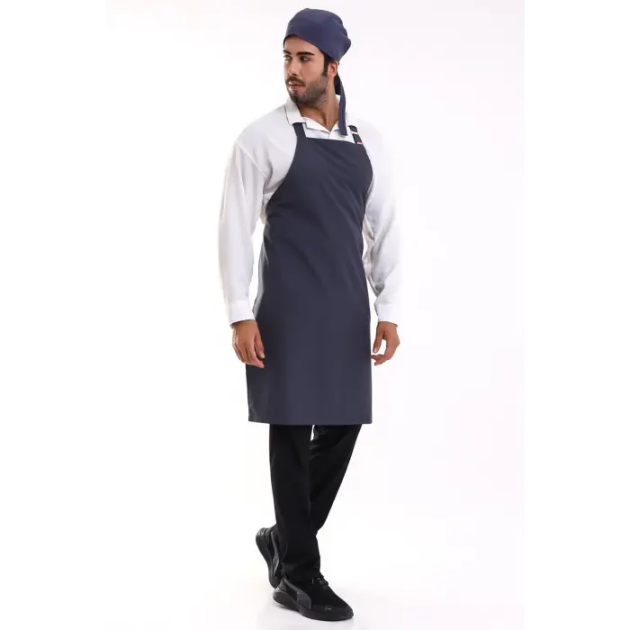 Askılı Önlük Cepsiz- 51 Füme