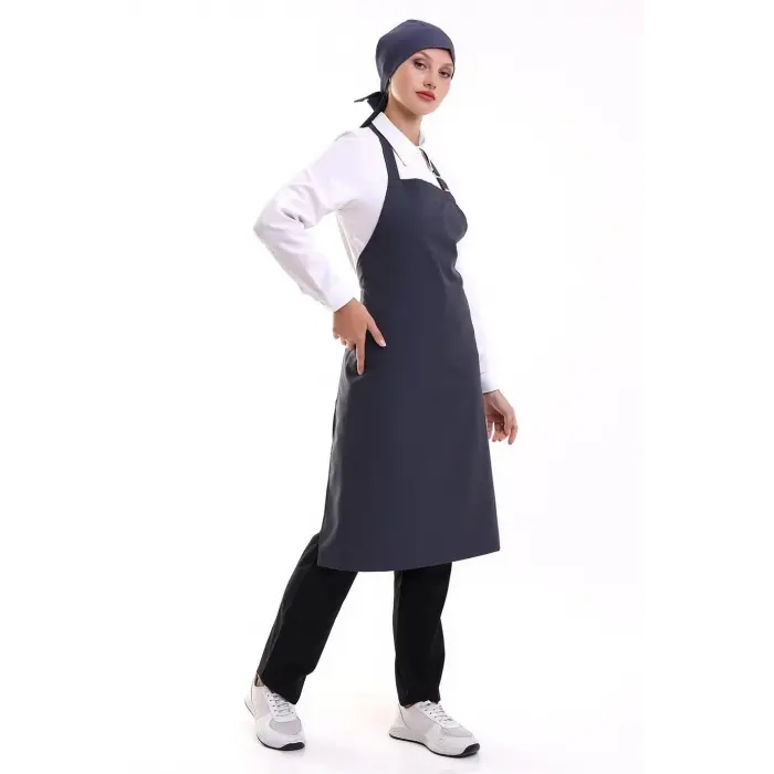 Askılı Önlük Cepsiz- 51 Füme