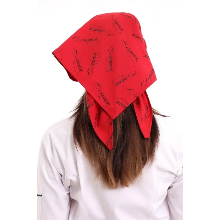 Bandana - 1908 Kırmızı Kemal Atatürk