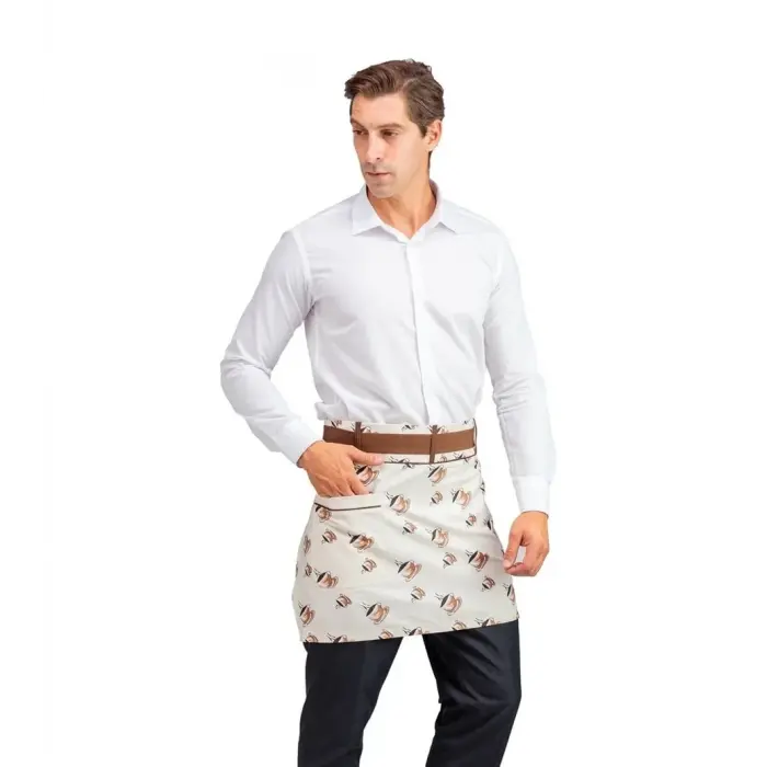 Bel Önlük Kemerli Kahve