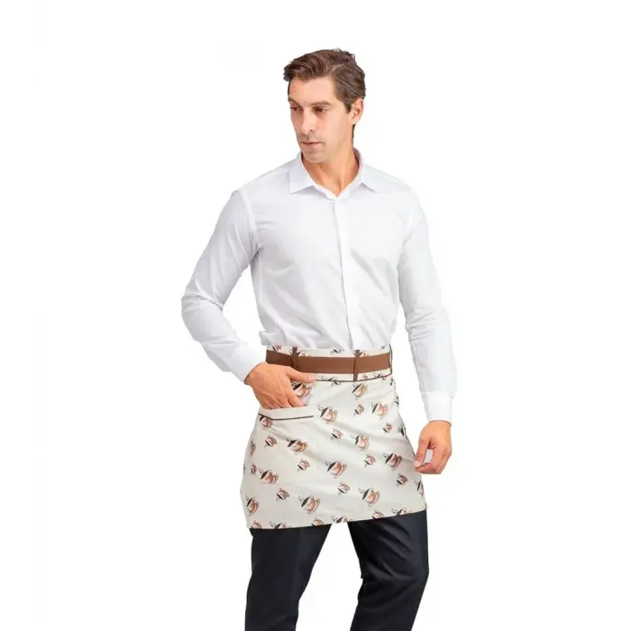 Bel Önlük Kemerli Kahve