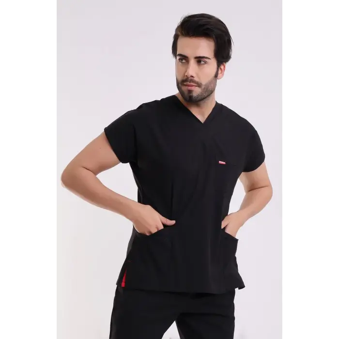 Beşgen Yaka Kadın Tek Üst - 171 Beyaz