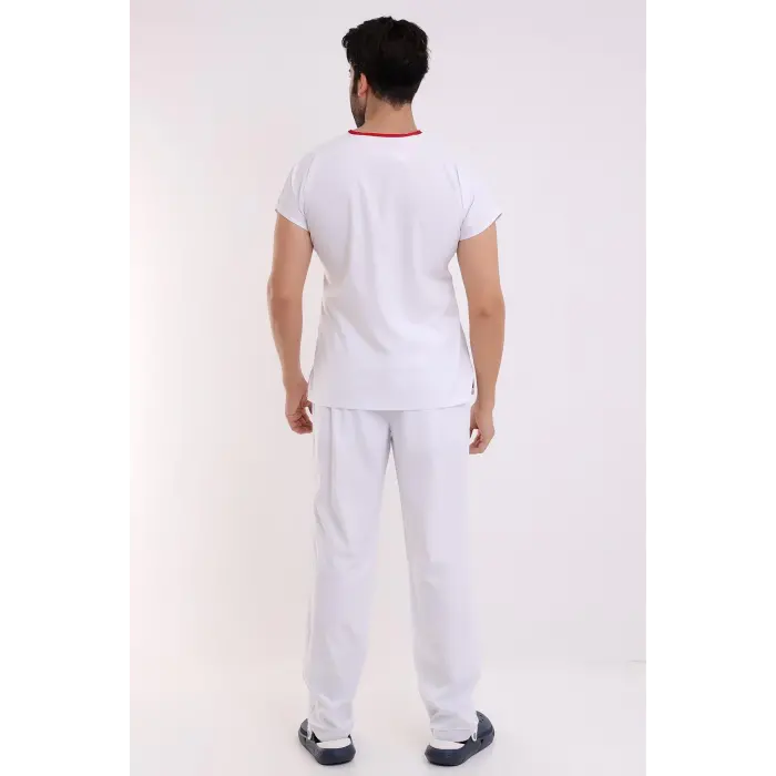 Bflex Unisex Likralı Yarasa Kol Takım - 6401 Beyaz