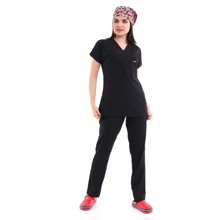 Bflex Unisex Likralı Yarasa Kol Takım - 6403 Siyah