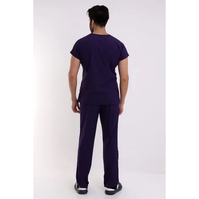 Bflex Unisex Likralı Yarasa Kol Takım - 6405 Koyu Mor Soft