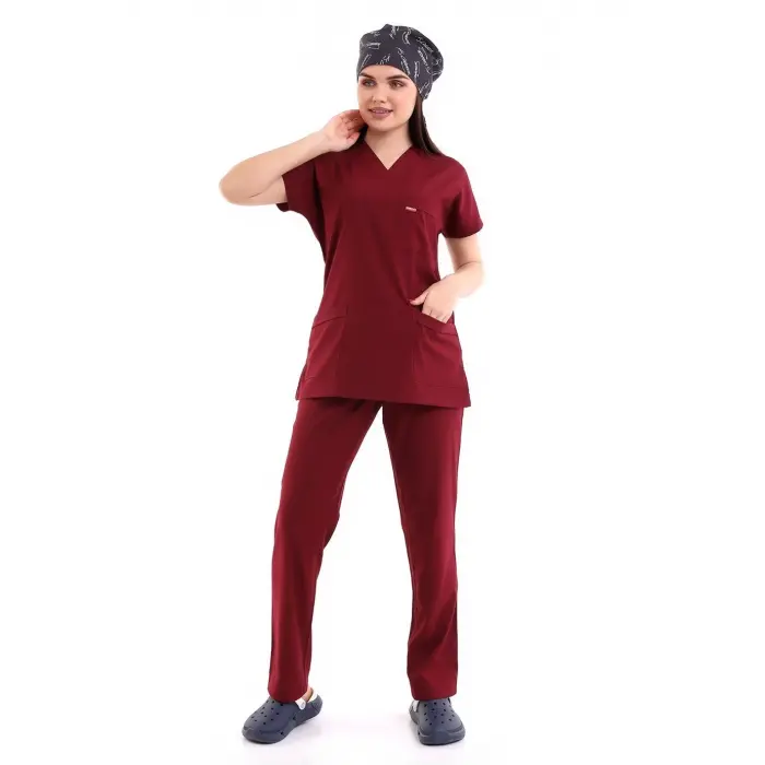 Bflex Unisex Likralı Yarasa Kol Takım - 6407 Bordo