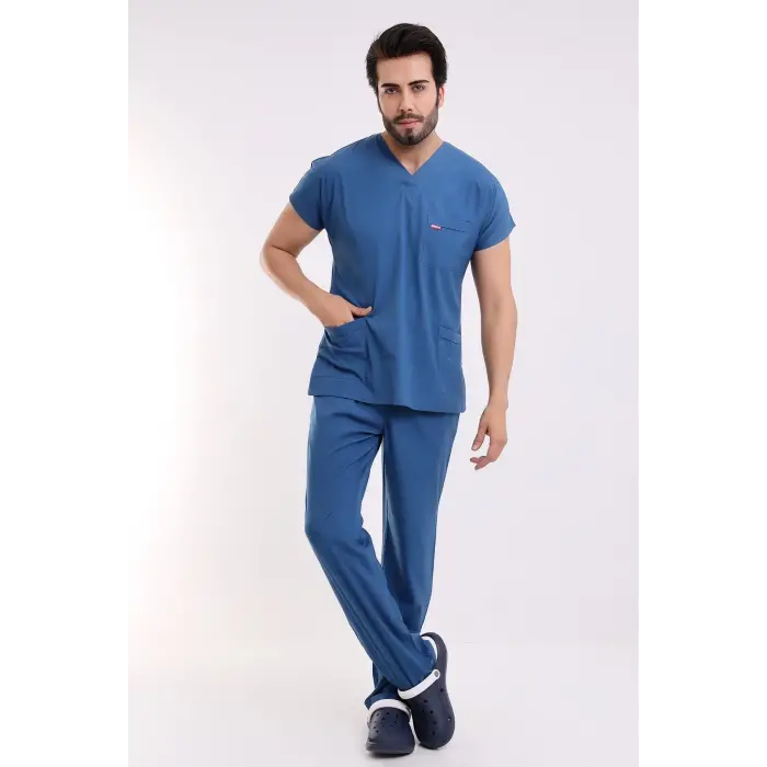 Bflex Unisex Likralı Yarasa Kol Takım - 6408 Petrol Mavi