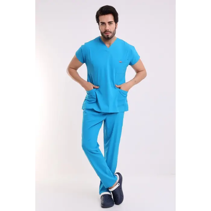 Bflex Unisex Likralı Yarasa Kol Takım - 6410 Turkuaz