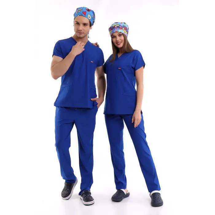 Bflex Unisex Likralı Yarasa Kol Takım - 6411 Saks Mavi