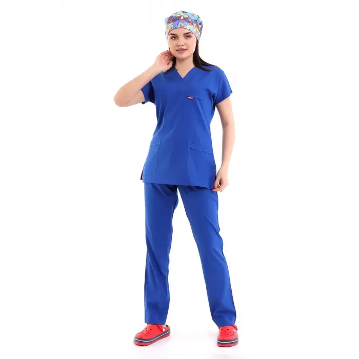 Bflex Unisex Likralı Yarasa Kol Takım - 6411 Saks Mavi